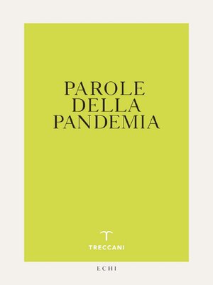 cover image of Parole della pandemia